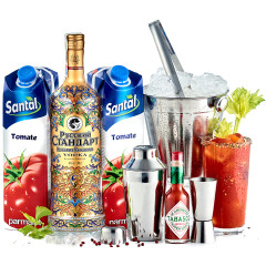 Pachet Bloody Mary Tabasco Cocktail Kit